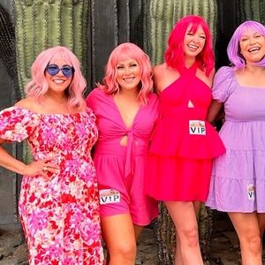 Vibrant Pink Romper